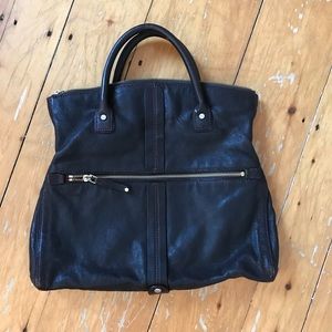 Banana republic brown leather bag.